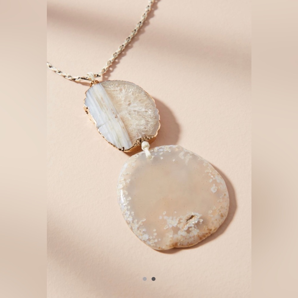 Anthropologie Morning Dew Pendant Necklace View 2